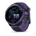 Умные часы Garmin FORERUNNER 570 47 мм, корпус: индиго (Indigo), с силиконовым ремешком пурпурный/индиго 2720878