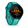 Умные часы Garmin FORERUNNER 165 Music 43 мм, корпус: зеленый (Turquoise), с бирюзовым силиконовым ремешком (Aqua) 3183635