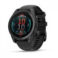 Умные часы Garmin Fenix E 47 мм, AMOLED, корпус: серый (Gray), с черным силиконовым ремешком 3116363