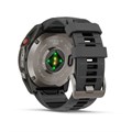 Умные часы Garmin Fenix 8 Pro 51 мм, AMOLED, Sapphire, корпус: светло-серый (Titanium), с графитово-черным силиконовым ремешком (Graphite/Black) 3183629