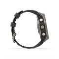 Умные часы Garmin Fenix 8 Pro 51 мм, AMOLED, Sapphire, корпус: светло-серый (Titanium), с графитово-черным силиконовым ремешком (Graphite/Black) 3183629