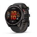 Умные часы Garmin Fenix 8 Pro 47 мм, AMOLED Sapphire корпус: угольно-серый (Carbon Gray Titanium), DLC-покрытие, с пепельно-серым силиконовым ремешком 3138573