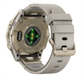 Умные часы Garmin Fenix 8 43 мм AMOLED Sapphire золотистый стальной корпус (Soft Gold Stainless Steel), с серым кожаным и силиконовым ремешком 2700281