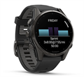 Умные часы Garmin Fenix 8 43 мм AMOLED Sapphire Titanium, корпус: серый (Carbon Gray), DLC-покрытие, с пепельно-серым силиконовым ремешком 2700280