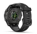 Умные часы Garmin Fenix 8 43 мм AMOLED Sapphire Titanium, корпус: серый (Carbon Gray), DLC-покрытие, с пепельно-серым силиконовым ремешком 2700280