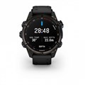 Умные часы Garmin Descent Mk3i, 43 мм, корпус: карбоново-серый (Carbon Gray), DLC-покрытие, с черным силиконовым ремешком (Black Silicone Band) 3138592