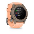 Умные часы Garmin Descent G2, 45.5 мм, корпус: палома (Paloma), с розовым силиконовым ремешком (Shell Pink Band) 3138590
