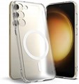 Чехол для Samsung S23 Protect Polycarbonate Magsafe Прозрачный Чехол для Samsung S23 Protect Polycarbonate Magsafe Прозрачный