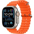 Часы Apple Watch Ultra 2 GPS + Cellular 49 мм, титановый корпус, ремешок Ocean Оранжевого цвета Часы Apple Watch Ultra 2 GPS + Cellular 49 мм, титановый корпус, ремешок Ocean Оранжевого цвета - фото 2054