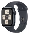 Часы Apple Watch SE (2024) 44mm Midnight Aluminium Case, Sport Band (Midnight) S/M Часы Apple Watch SE (2024) 44mm Midnight Aluminium Case, Sport Band (Midnight) S/M - фото 2087