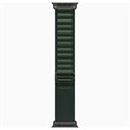 Часы Apple Watch Ultra 2 (2024) GPS 49 мм, корпус черный титан (Black Titanium), ремешок Alpine, цвет: темно-зеленый (Dark Green), размер: L 2106009