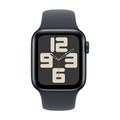Часы Apple Watch SE (2024) 40mm Midnight Aluminium Case, Sport Band (Midnight) M/L Часы Apple Watch SE (2024) 40mm Midnight Aluminium Case, Sport Band (Midnight) M/L