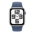 Часы Apple Watch SE (2024) 40mm Silver Aluminium Case, Sport Band (Denim) S/M Часы Apple Watch SE (2024) 40mm Silver Aluminium Case, Sport Band (Denim) S/M