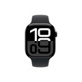 Часы Apple Watch Series 10 46mm Jet Black Aluminium Case, Sport Band (Black) M/L Часы Apple Watch Series 10 46mm Jet Black Aluminium Case, Sport Band (Black) M/L
