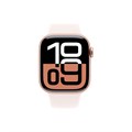 Часы Apple Watch Series 10 42mm Rose Gold Aluminium Case, Sport Band (Light Blush) M/L Часы Apple Watch Series 10 42mm Rose Gold Aluminium Case, Sport Band (Light Blush) M/L