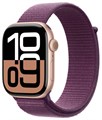 Часы Apple Watch Series 10 46mm Rose Gold Aluminium Case, Sport Loop (Plum) Часы Apple Watch Series 10 46mm Rose Gold Aluminium Case, Sport Loop (Plum) - фото 5536
