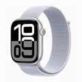 Часы Apple Watch Series 10 46mm Silver Aluminium Case, Sport Loop (Blue Cloud) Часы Apple Watch Series 10 46mm Silver Aluminium Case, Sport Loop (Blue Cloud) - фото 5546