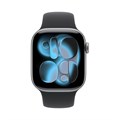 Часы Apple Watch Series 11 42mm Space Grey Aluminium Case, Sport Band (Black) M/L Часы Apple Watch Series 11 42mm Space Grey Aluminium Case, Sport Band (Black) M/L