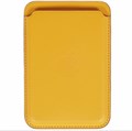 Кожаный кошелек для iPhone Leather Magsafe Protect Yellow Кожаный кошелек для iPhone Leather Magsafe Protect Yellow