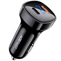 Автомобильное зарядное устройство AceFast B4 1xUSB+1xUSB-C мощностью 66 Вт Black Автомобильное зарядное устройство AceFast B4 1xUSB+1xUSB-C мощностью 66 Вт Black