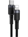 Кабель Baseus Cafule Type-C - iP PD 20W 1m Gray+Black CATLKL-G1 Кабель Baseus Cafule Type-C - iP PD 20W 1m Gray+Black CATLKL-G1