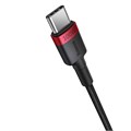 Кабель Baseus Cafule Charging USB-C - USB-C 100W 2m 2pcs Red Black+Grey Black Кабель Baseus Cafule Charging USB-C - USB-C 100W 2m 2pcs Red Black+Grey Black