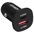 Автомобильное зарядное устройство AceFast B1 1xUSB+1xUSB-C мощностью 38 Вт Black Автомобильное зарядное устройство AceFast B1 1xUSB+1xUSB-C мощностью 38 Вт Black