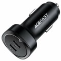 Автомобильное зарядное устройство AceFast B2 2xUSB-C мощностью 72 Вт Black Автомобильное зарядное устройство AceFast B2 2xUSB-C мощностью 72 Вт Black