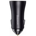 Автомобильное зарядное устройство Baseus Golden Contact Pro Dual Fast Charger 2xUSB-C мощностью 40 Вт Dark Gray Автомобильное зарядное устройство Baseus Golden Contact Pro Dual Fast Charger 2xUSB-C мощностью 40 В